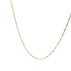 14k Yellow Gold 4 Grams Fancy Link Necklace 20"inch