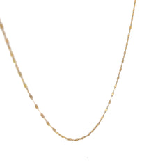 14k Yellow Gold 4 Grams Fancy Link Necklace 20"inch