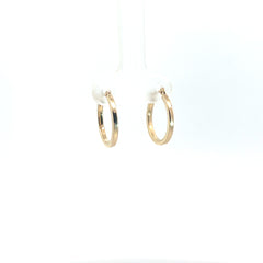 14k Yellow Gold 1/2 Hoops