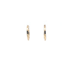 14k Yellow Gold 1/2 Hoops