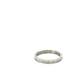 10k White Gold 1.00ct H SI2 Baguette Channel Set Eternity Ring Size 7 / 2.75mm