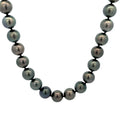 18k White Gold Tahitian Pearls 10mm Necklace