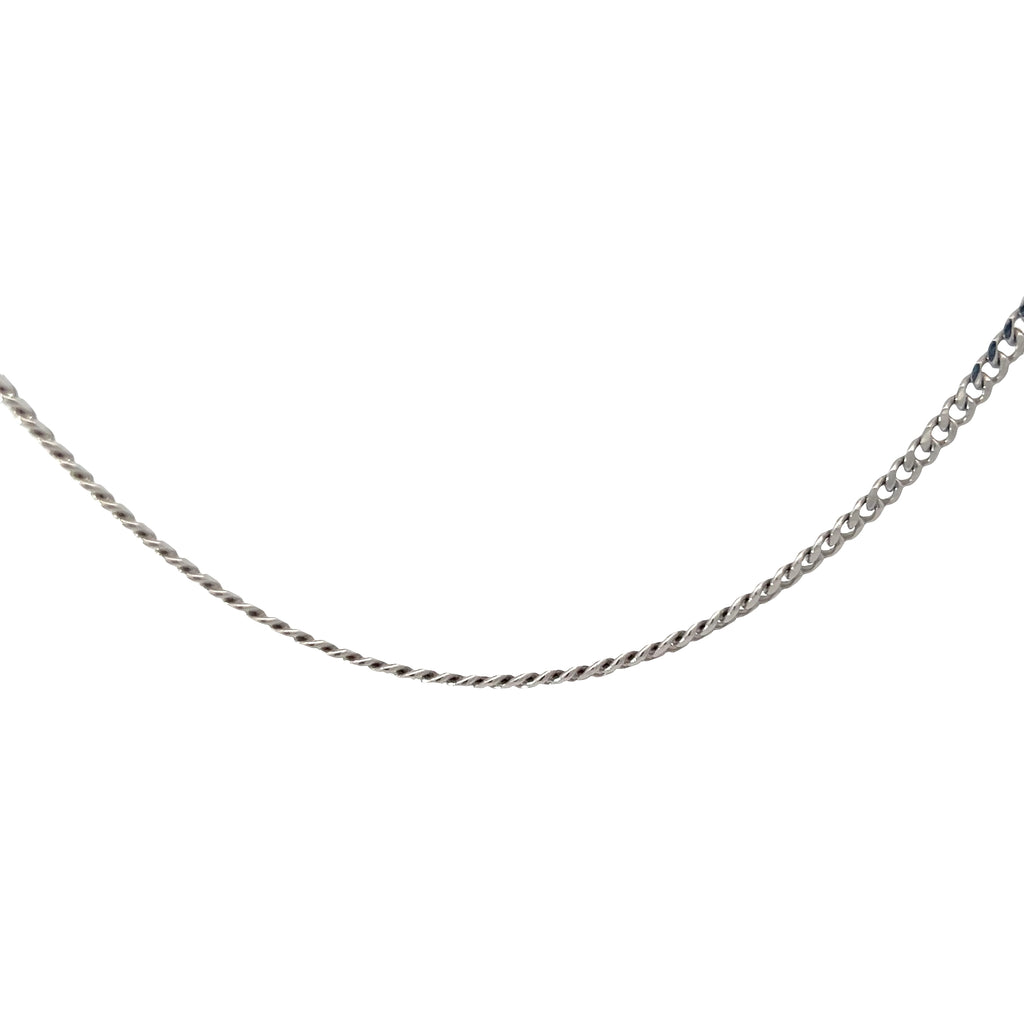 14k White Gold 9.70 gram Necklace 18"inch