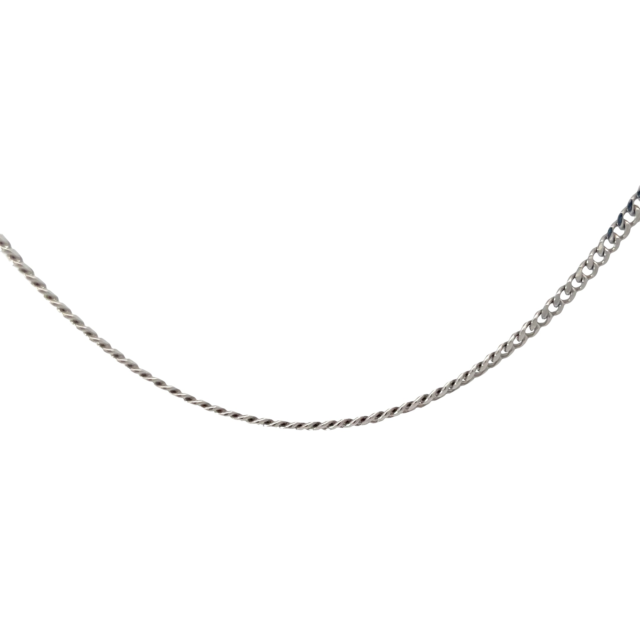 14k White Gold 9.70 gram Necklace 18"inch