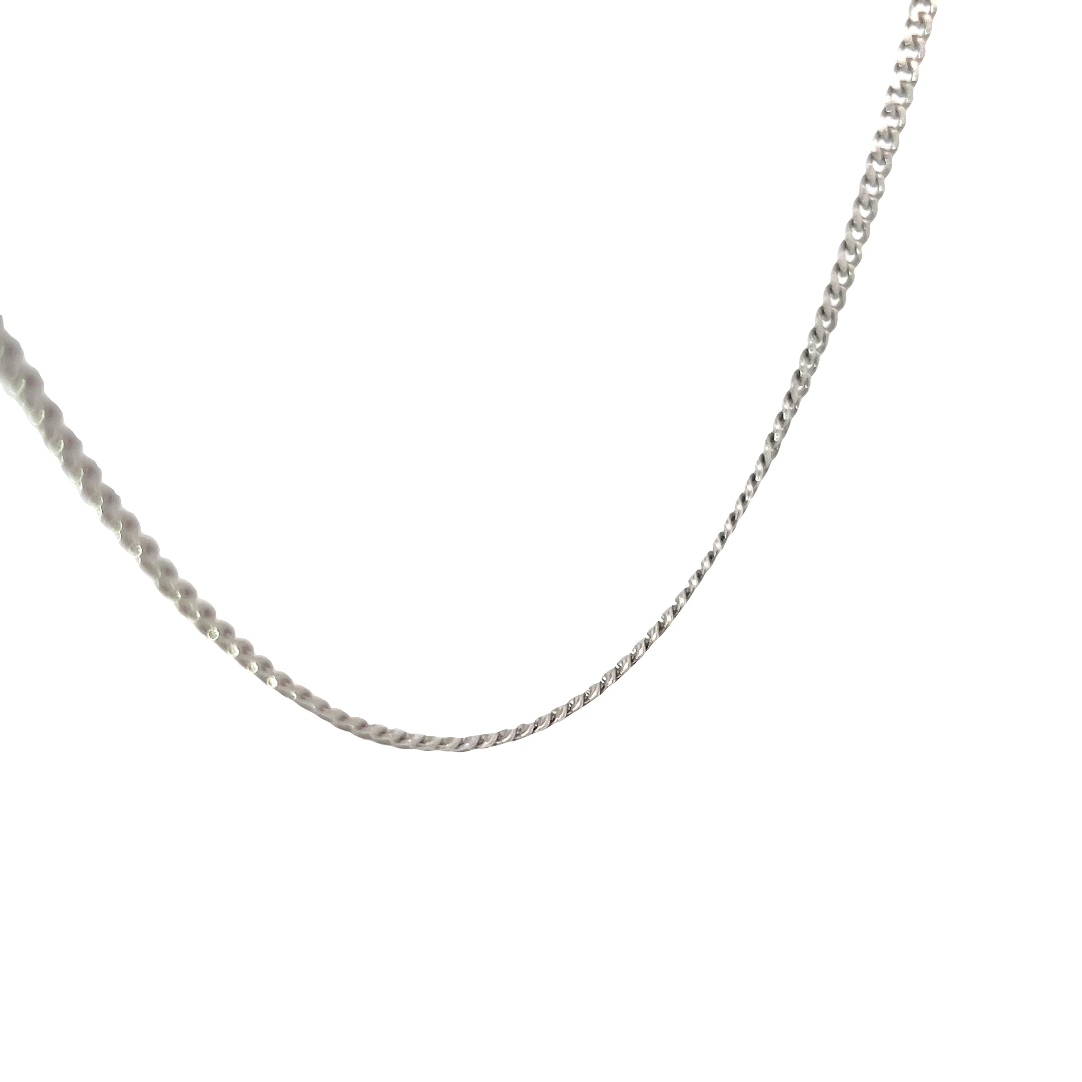 14k White Gold 9.70 gram Necklace 18"inch