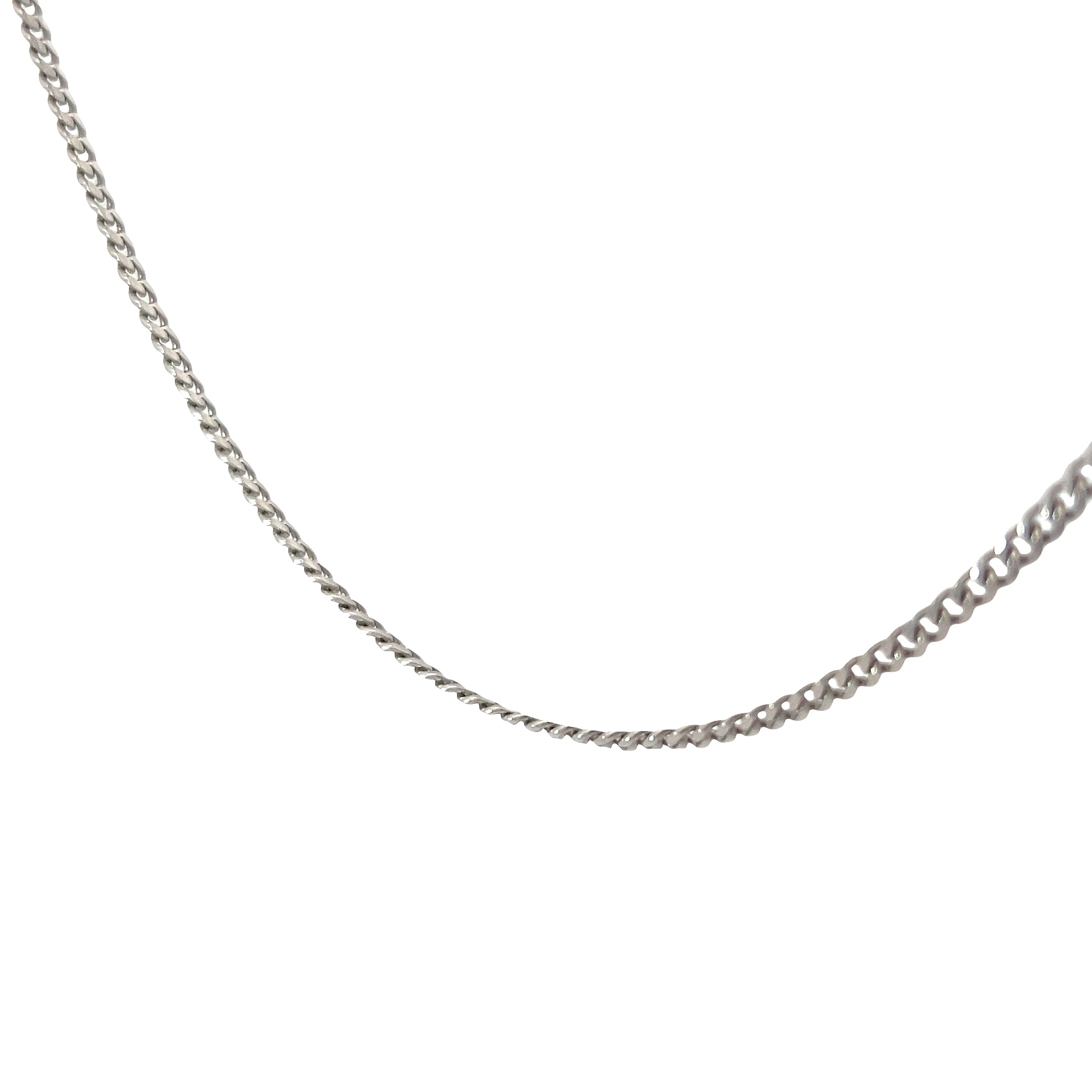 14k White Gold 9.70 gram Necklace 18"inch