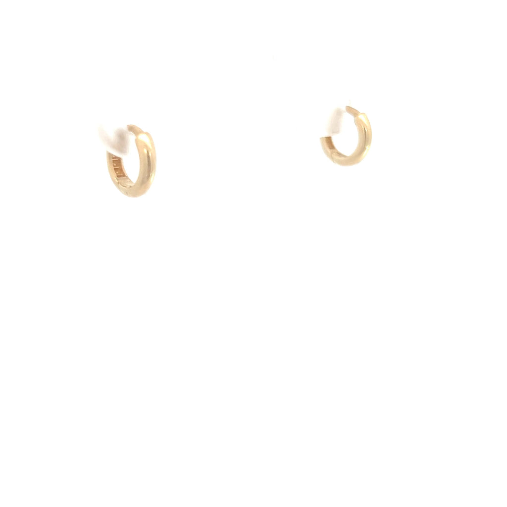 14k Yellow Gold 1.10 Gram Hoop Earrings