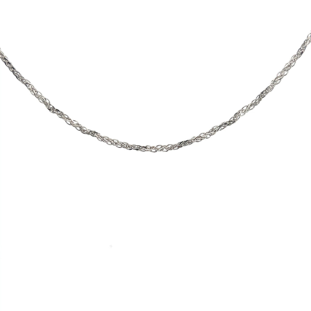 Platinum Wheat Box Necklace 11.1 Gram 20"inch