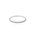 14k White Gold 2.65ct G SI1 Round Diamond Bangle