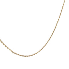 14k Yellow Gold 3.5 Gram Solid Rope Necklace 18" inch 1.5mm