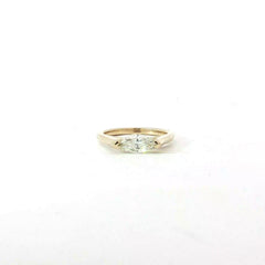 14k Yellow Gold .82ct L SI1  Marquise Diamond Ring Certified By GIA # 6234423352