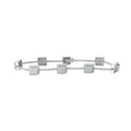14K WHITE GOLD 4CT GVS2 PRINCESS CUT INVISIBLE SET RING