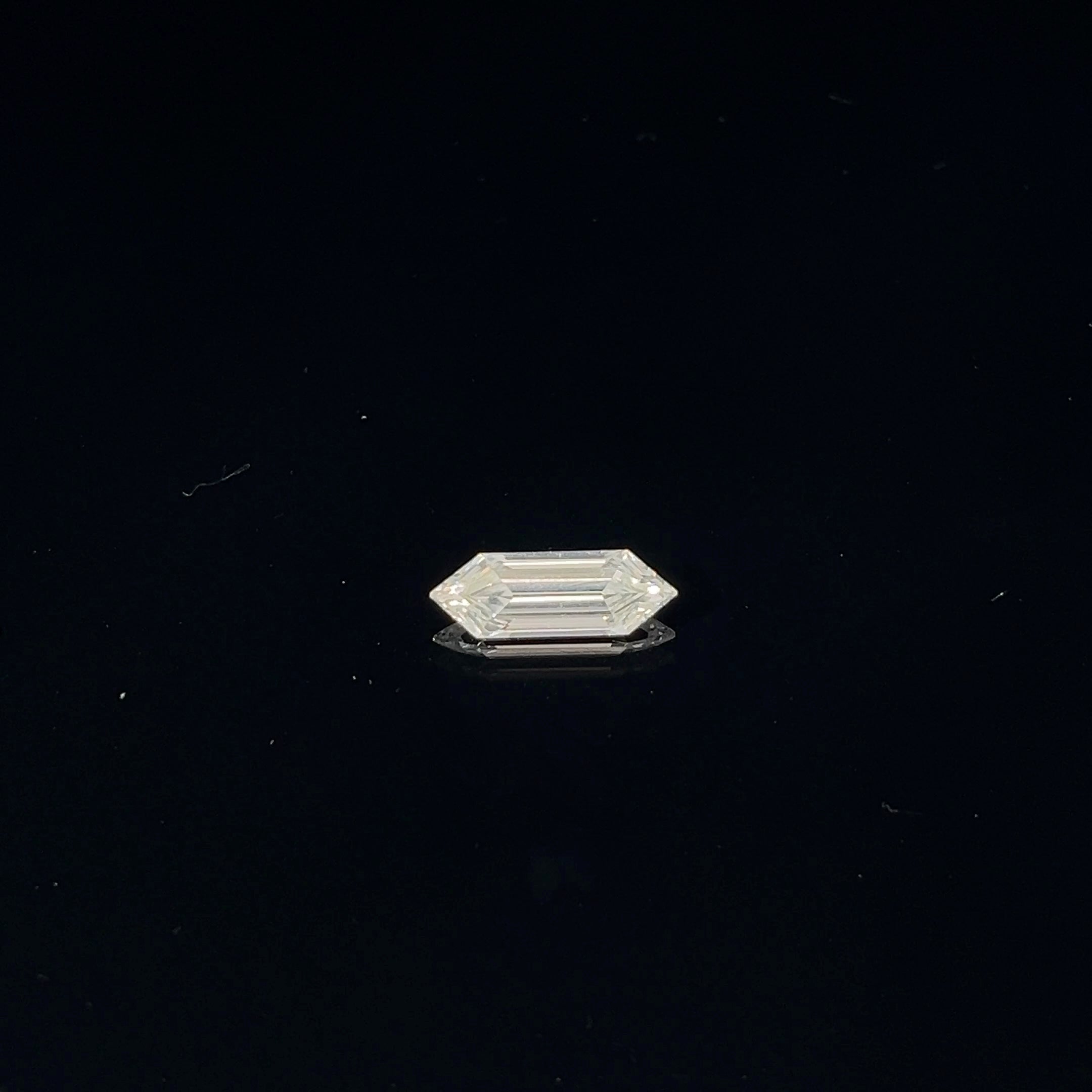 GIA Certified Hexagon Portrait Cut Diamond. Measuring 1.85cts is H in color VS2 in clarity.