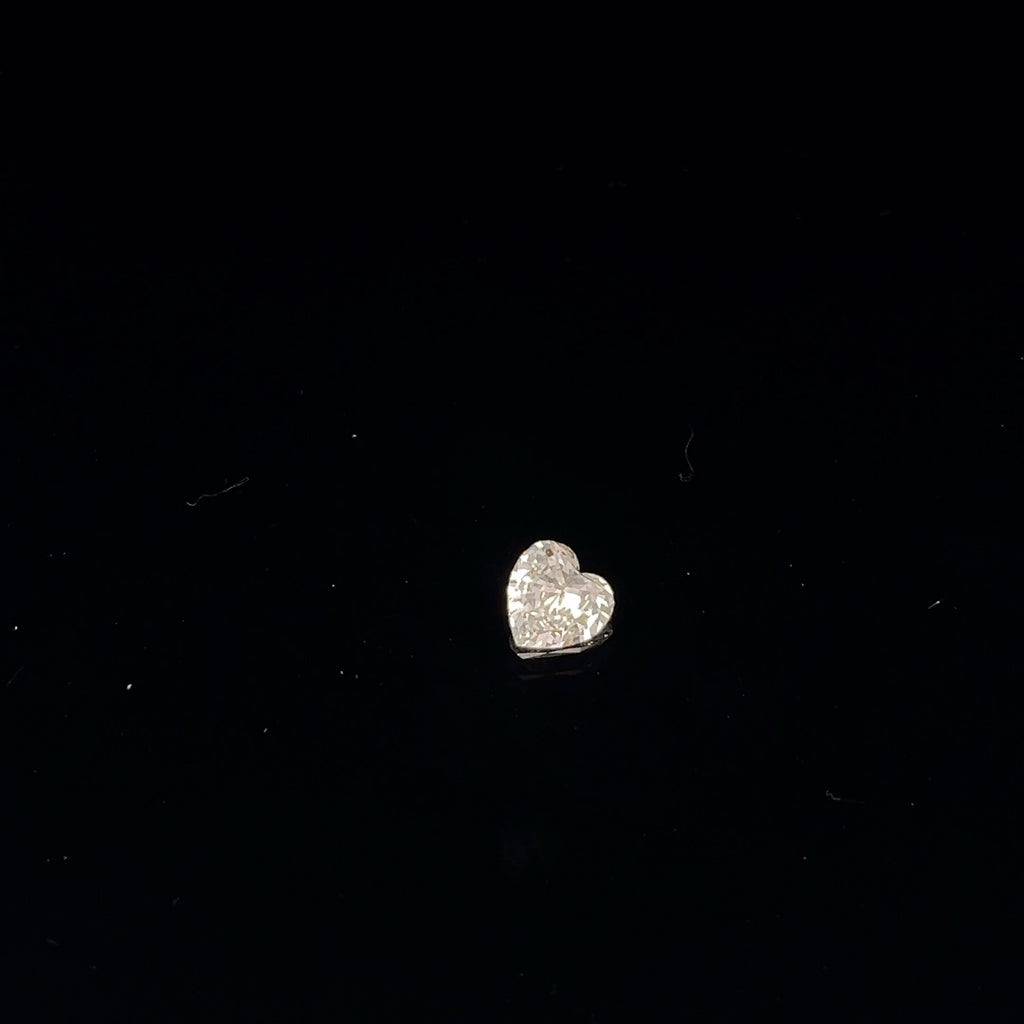 GIA certified heart shaped diamond .95CT J SI1