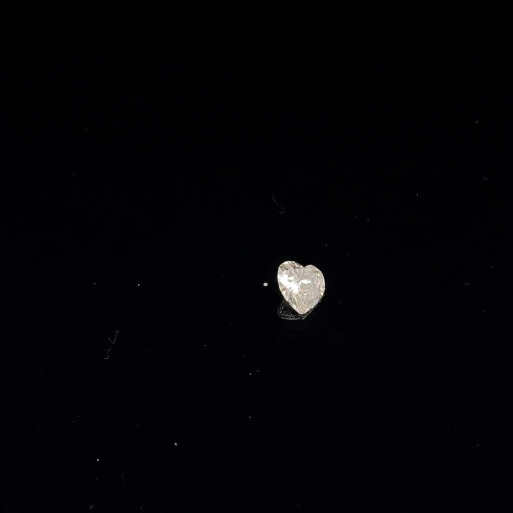 GIA certified heart shaped diamond .95CT J SI1