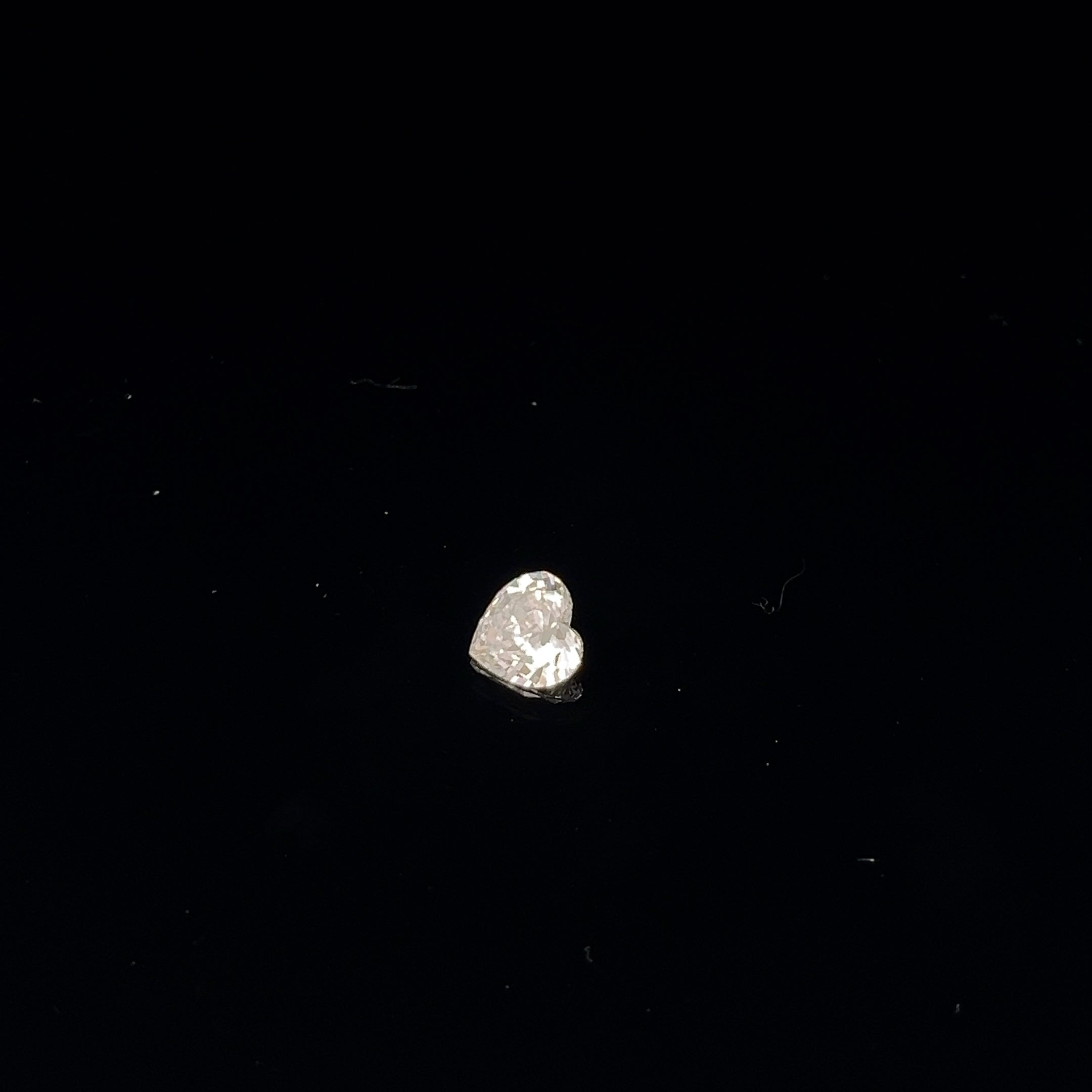 GIA certified heart shaped diamond .95CT J SI1