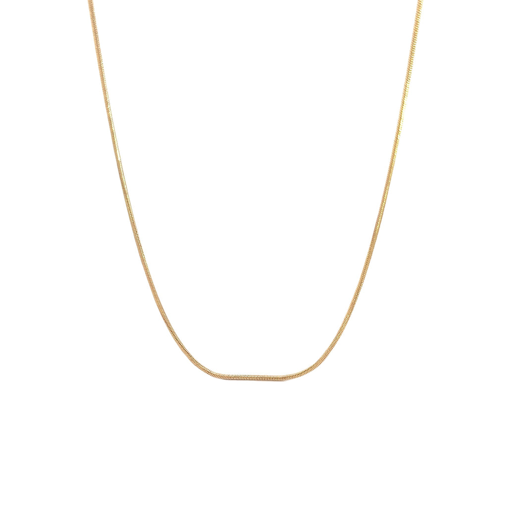 14k Yellow Gold 1.1mm Snake Chain 4.8 gram 22" inch