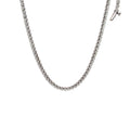 14K WHITE GOLD 6.5CT G SI1 DIAMOND TENNIS NECKLACE