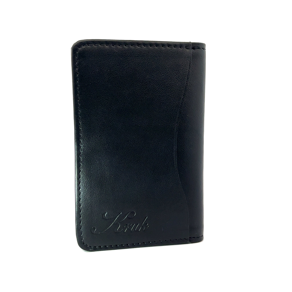 Kruk Black Bi-Fold Wallet