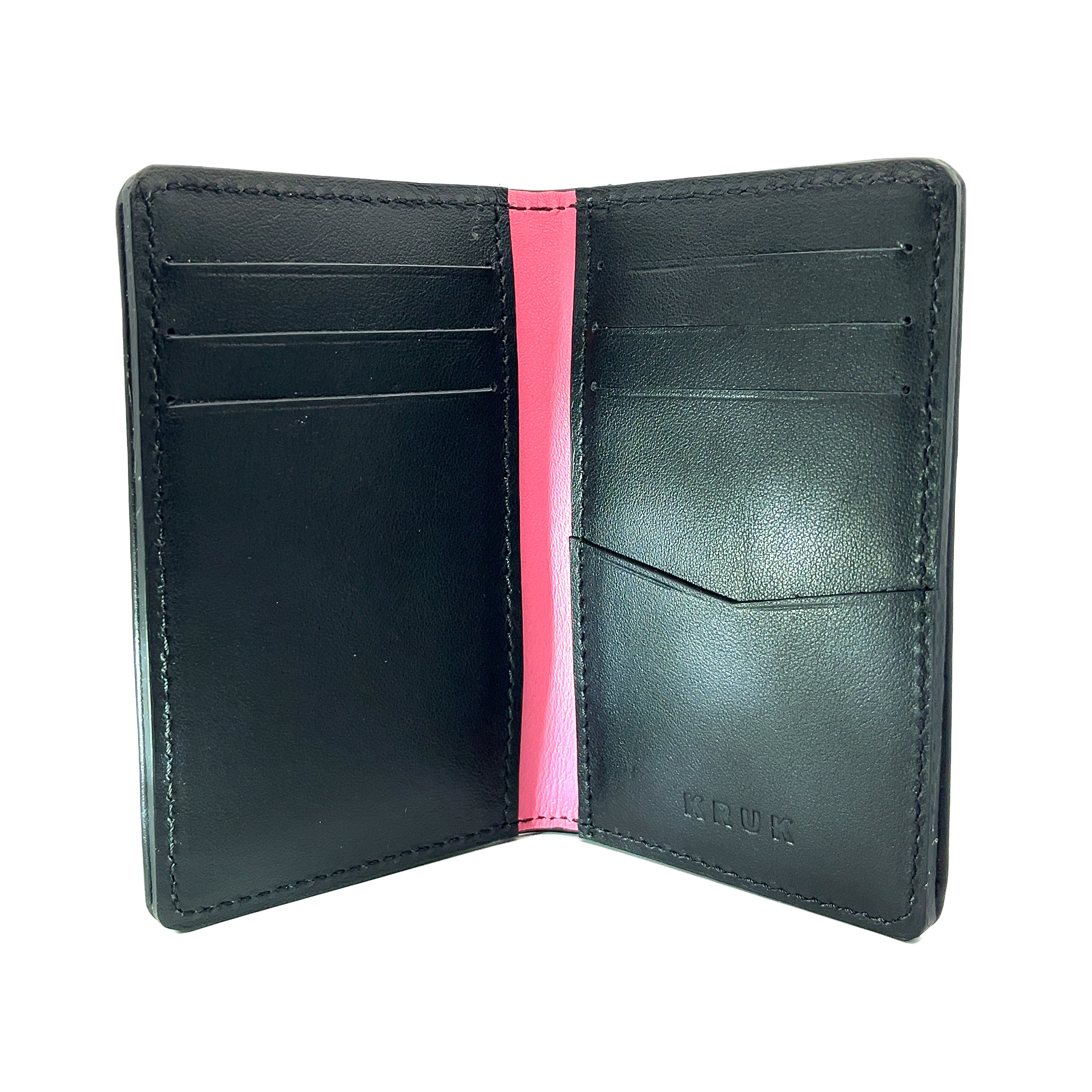 Kruk Black Bi-Fold Wallet
