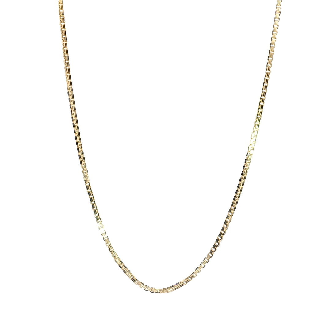 14k Yellow Gold Box Chain 8.5gram 18"inch