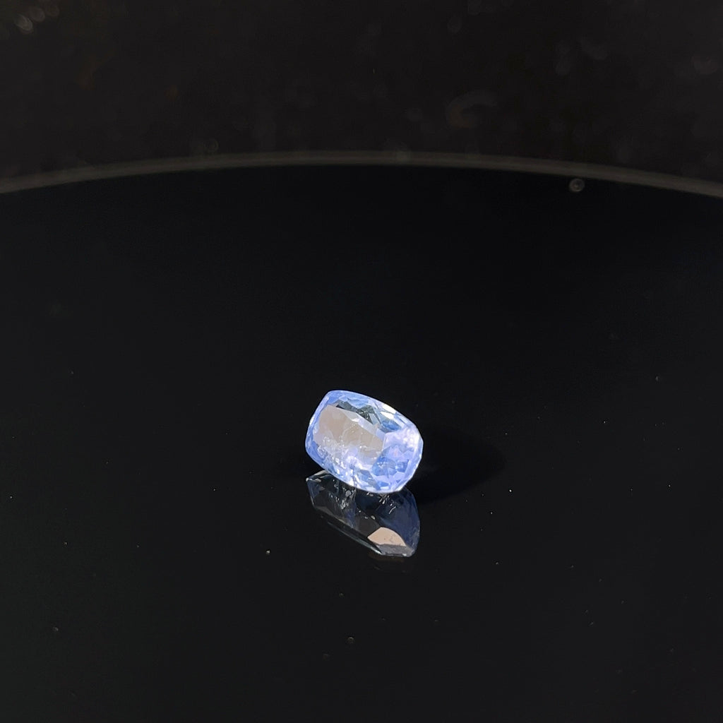 5.74ct Cushion Blue Sapphire Stone Certified By GIA#2233471132
