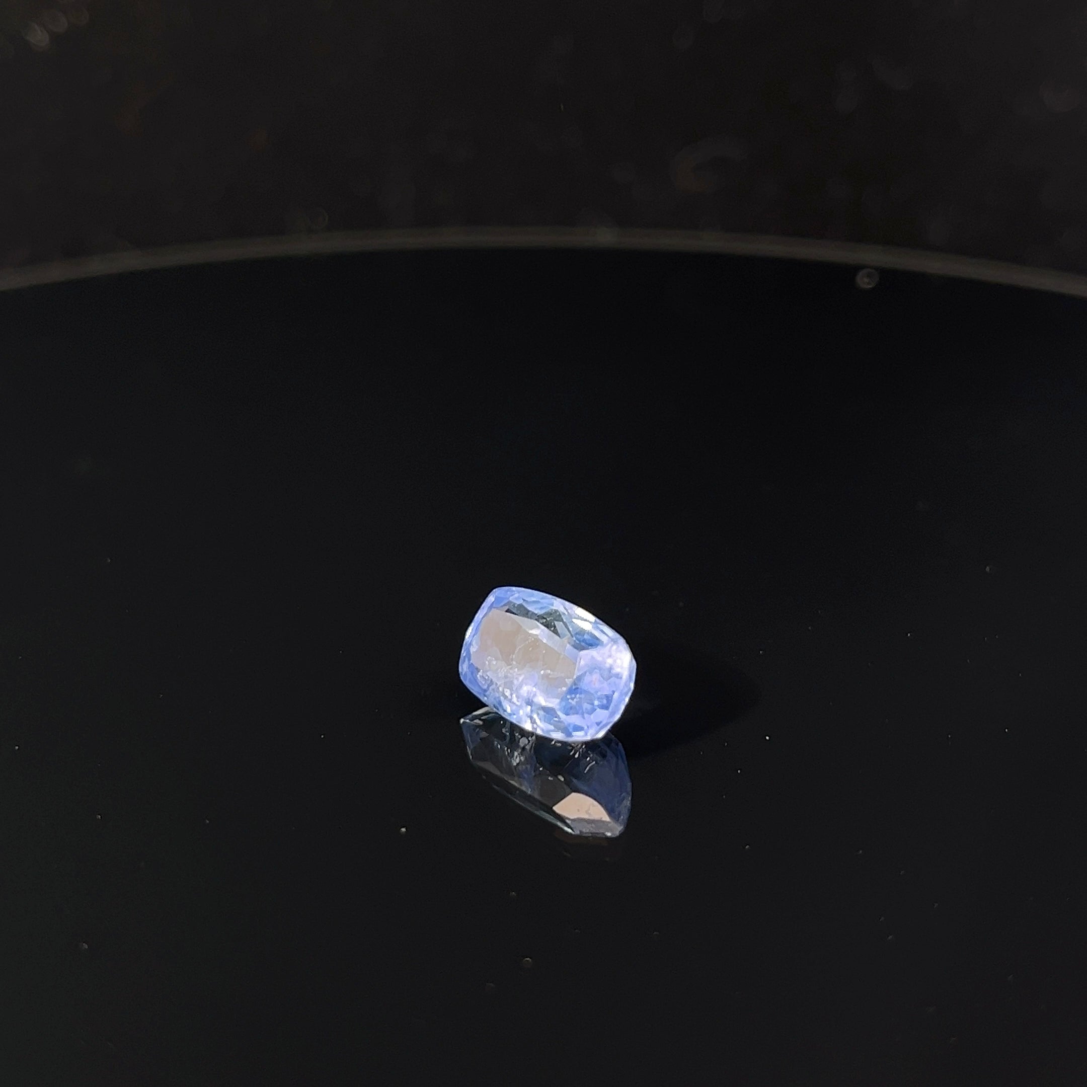 5.74ct Cushion Blue Sapphire Stone Certified By GIA#2233471132