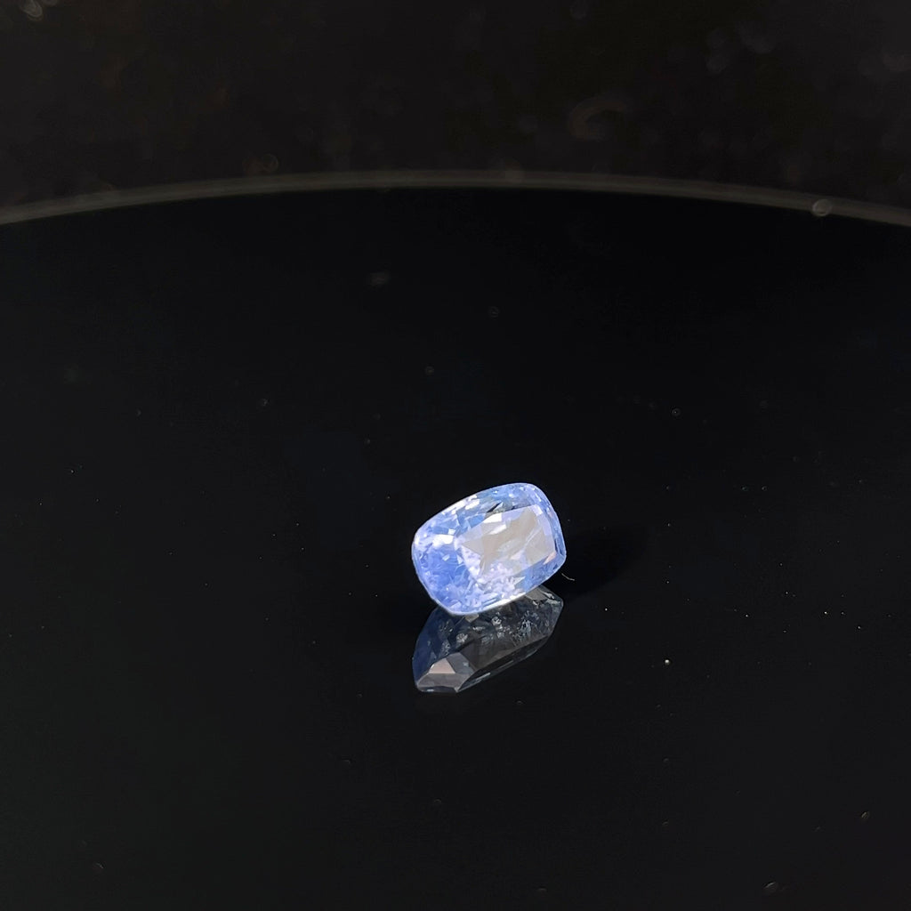 5.74ct Cushion Blue Sapphire Stone Certified By GIA#2233471132