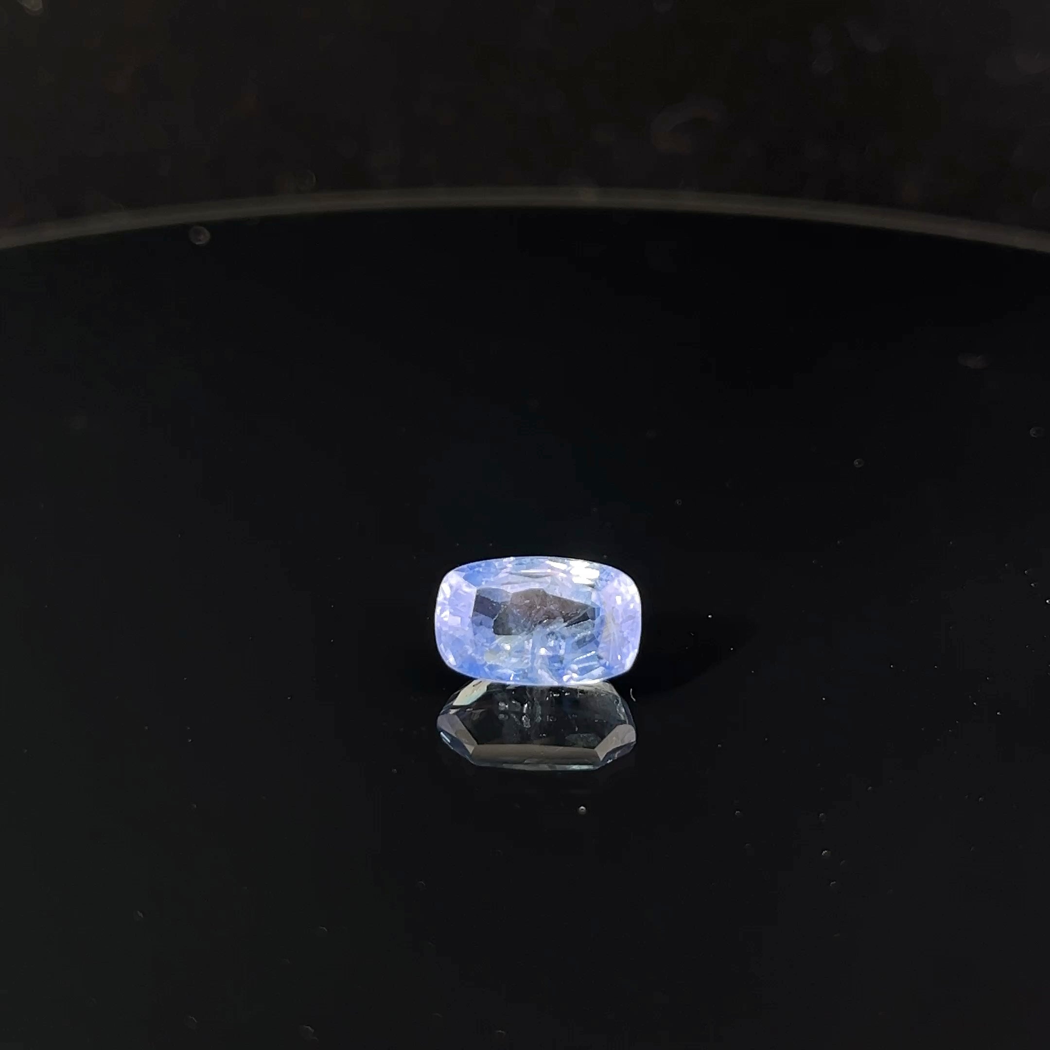 5.74ct Cushion Blue Sapphire Stone Certified By GIA#2233471132