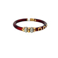 Ladies SOHO Vintage 18k Yellow Gold Enamel and Diamonds  bangle bracelet