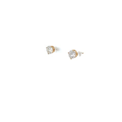 14K YELLOW GOLD  1.15CT GH SI2 ROUND DIAMOND STUD EARRINGS