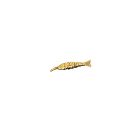 18k Yellow Gold  Vintage Fish Charm