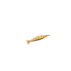 18k Yellow Gold  Vintage Fish Charm