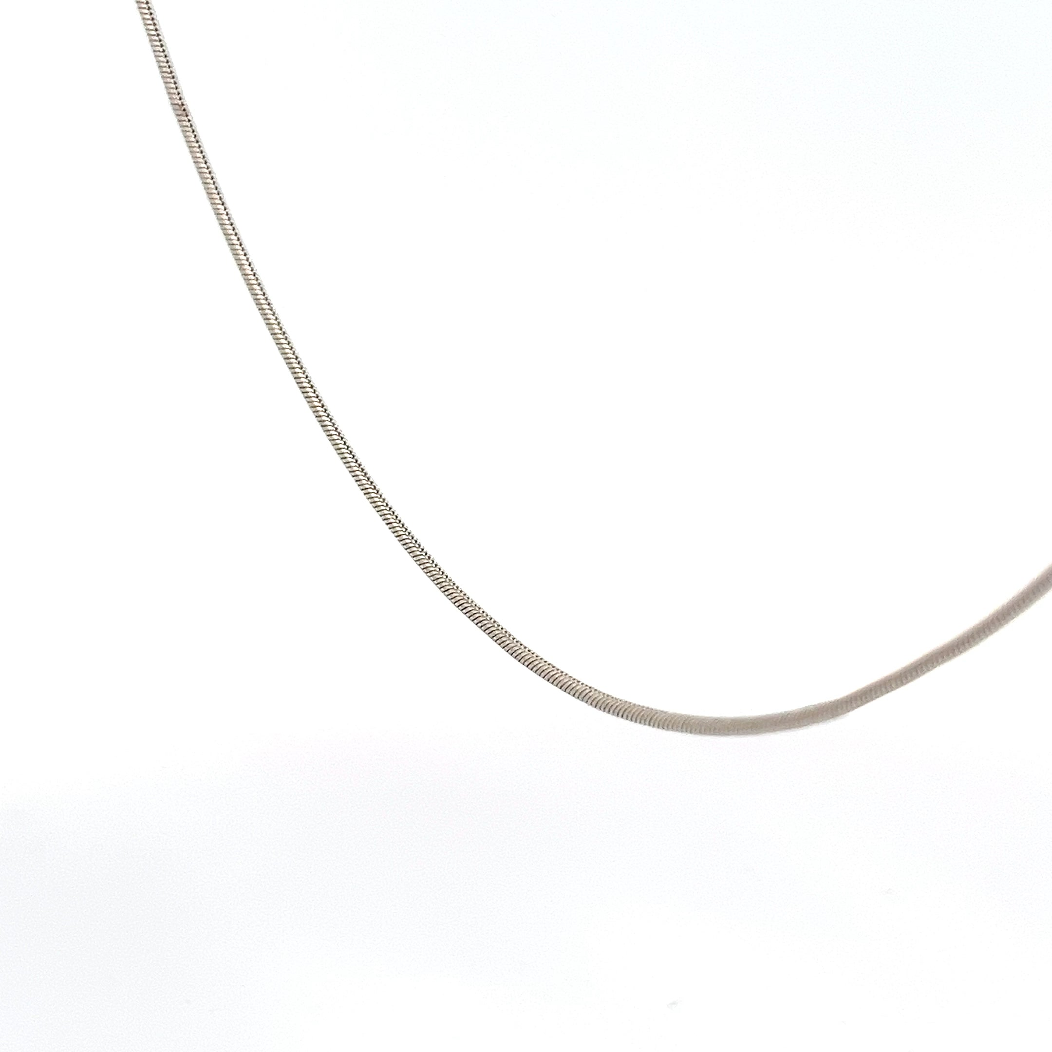 14k White Gold 4.20 Gram Snake Chain 16"inch