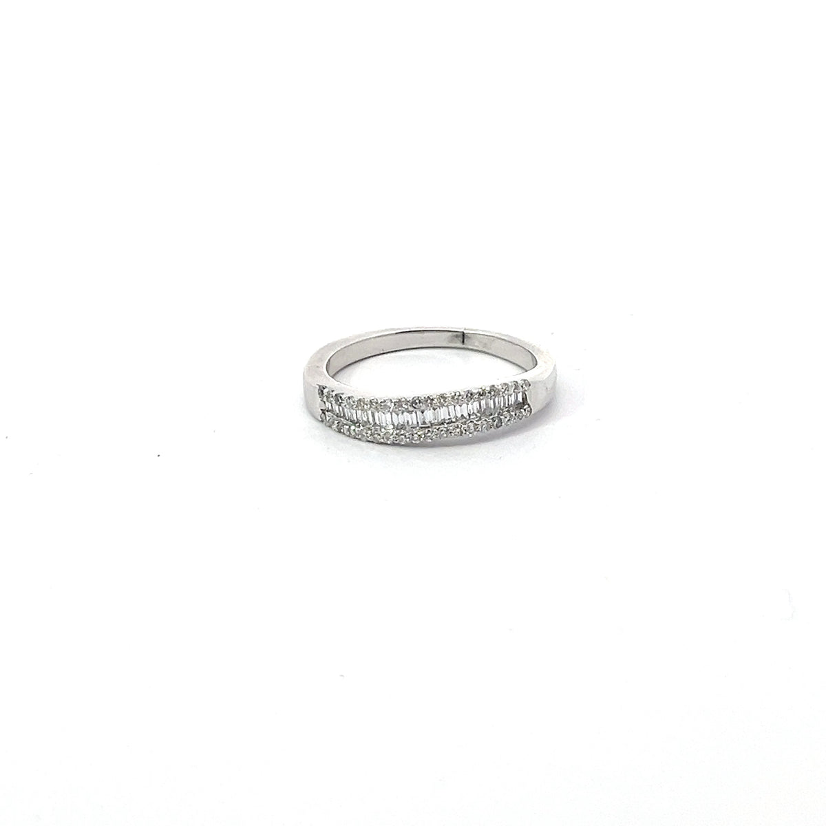 14k white Gold 1ct G VS2 Round Diamond Ring