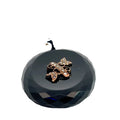 14k Rose Gold Onyx / Seed Pearl 1870's-1915 Vintage Victorian Mourning Picture Frame Pendant