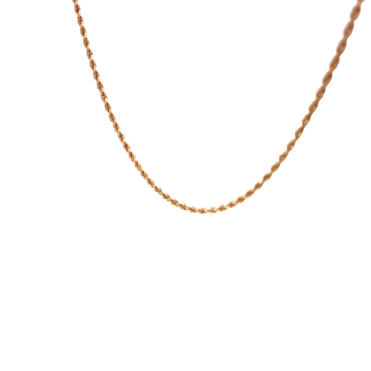 10k Rose Gold 10.00 gram Rope Chain