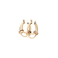 14k Yellow Gold 5.5 Gram Double Hoop Earrings