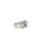 18k White Gold 1.50ct F VS1 Round Diamond Semi-Mount Ring