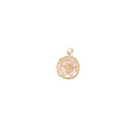 14k Yellow Gold .46ct G SI1 Round Diamond Bee Pendant  with POPL Back Ground  20mm 3.7 gram