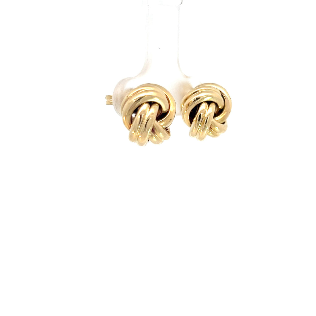 18k Yellow Gold Love Knot Earring 12.5 Gram 4.3 gram