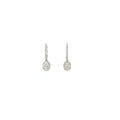 18k White Gold 1.57ct G VS2 Round Diamond Drop Earrings