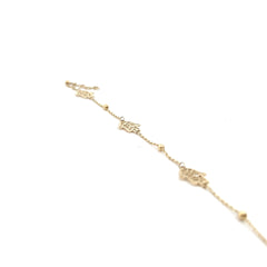14k Yellow Gold (3) Khamsa Bracelet