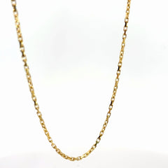 14k Yellow Gold Hermes Necklace 7.6 gram  20"inch
