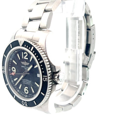 Pre-Loved Breitling Super Ocean Stainless Steel with Black Dial 44mm Watch