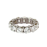 Ladies 18k White Gold Diamond eternity Band ring