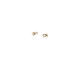 14K Yellow Gold .40CT H/ I VS2 ROUND DIAMOND STUDS EARRING