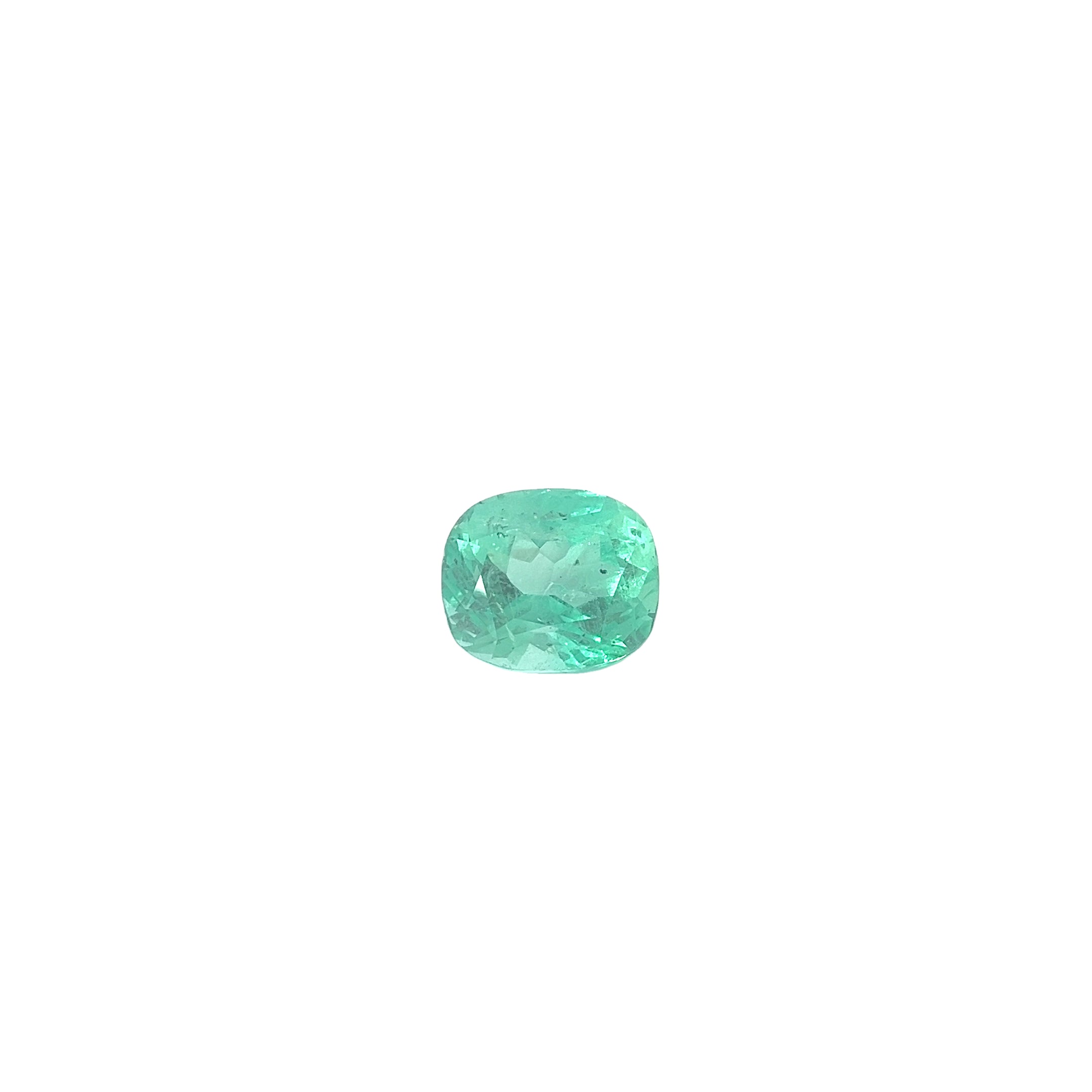 18.46CT CUSHION GREEN COLOMBIA EMERALD