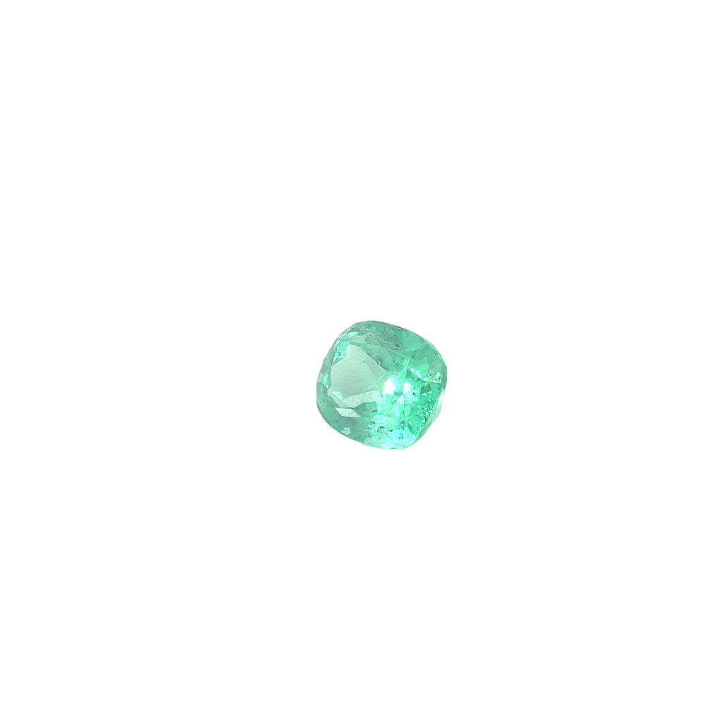 18.46CT CUSHION GREEN COLOMBIA EMERALD