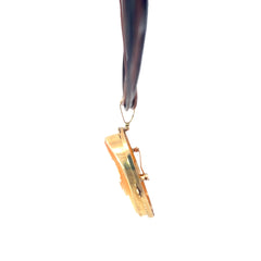 14k yellow gold Vintage Cameo Pendant